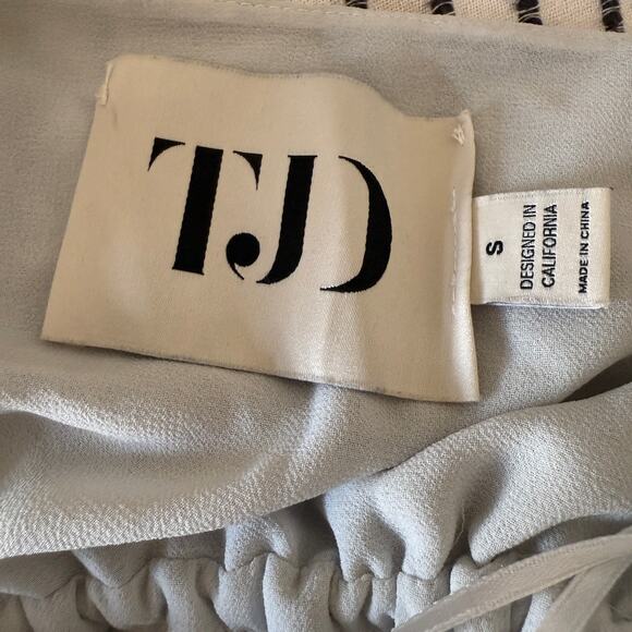 TJD The Jetset Diaries | Medusa Gray and cream halter neck Tie waist Maxi Small - Picture 7 of 7